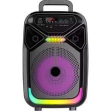 Midcom ABS-8105 Bt/fm/usb Hoparlör Rgb Işıklı Süper Bass