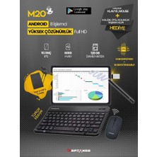 Midcom M20 Plus 10,1" IPS Ekran 8 Çekirdekli 6gb Ram 128GB Dahili Hafıza Pc Tablet Kablosuz Klavye Mouse Hediyeli