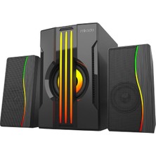 Midcom MD-254 2+1 25W(5W*2+15W) Usb+Sd+Fm Bluetooth Destekli Rgb Ses Sistemi