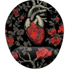 Anatomik Kalp Bilek Destekli Mouse Pad
