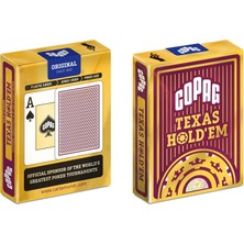 Copag Texas Hold'em Endeks Oyun Kartları, Kırmızı