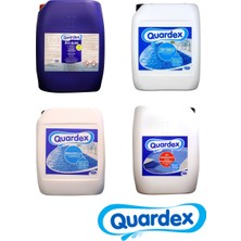 Quardex Sıvı Klor 25KG - Sıvı Ph (-) Düşürücü 25 kg - Sıvı Berraklaştırıcı 20 kg - Sıvı Çöktürücü 20 kg