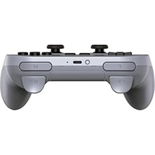 8bitdo Pro 2 Bluetooth Kontrol Cihazı, Anahtar, Pc, Macos,, Steam ve Raspberry Pi Için (Gri Çıkış)