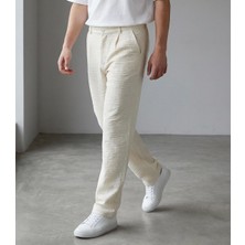 Genie Man Erkek Baggy Yazlık Krem Pantolon