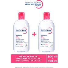 Bioderma Sensibio H2O 500 ml x 2 Adet Hassas Ciltler İçin Etkili Temizleme Seti