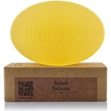 100% El Yapımı ve Doğal Bebek Sabunu 90 gr - Bitkisel Gliserin, Doğal Yağlar ile Bebeğiniz Için Saç ve Vücut Temizleyici Sabun