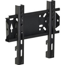 19"-32" Sabit Kilitli LCD LED Tv Duvar Askı Aparatı, 25 kg Taşıma Kapasitesi, Televizyon Askısı, Duvara Montaj