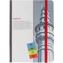 Istanbul Kuleler Notelook Çizgisiz Defter A6
