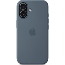 17 Için Magsafe Özellikli Silikon Kılıf - Demir Mavisi ​​​​​​​