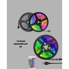 M Merc Giyim Rgb Smart Şerit LED – Tv Arkası ve Dekoratif Alanlar Için Işık Şeridi