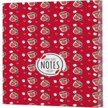 Ne Lazım Bana Kahve 9 - Yan Boyamalı Çizgili Defter