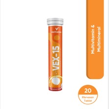 Vex-15 Multivitamin Ve Multimineral 20'li Efervesan Tablet Takviye Gıda