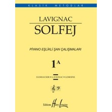 Lavignac 1A Solfej Piyano Eşlikli Şan Çalışmaları