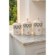 Acar Paradise Emaye 3 Parça Kavanoz Seti