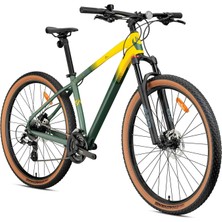 Kron Xc 150 - 27.5  Mtb - 15' - 24 Vites - H.disc - Mat Yeşil/sarı-Füme-Sarı