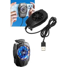 TeknoKapsül Telefon Soğutucu Fan Güçlü Motor Radyatör Cep Telefon Soğutma