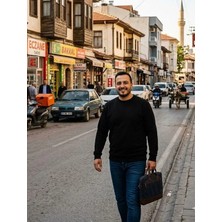 Urumday Genel Erkek Basic Yuvarlak Yaka Battal Pike Kazak