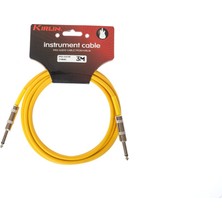 Kirlin Cable IPCV-241YE 3mt Enstruman Kablosu - Sarı