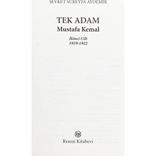 Tek Adam Cilt 2 (Büyük Boy): Mustafa Kemal 1919 - 1922