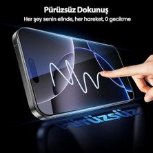 5d Privacy Easyfit 2 Adet Kolay Uygulama Aparatlı Ekran Koruyucu Temperli Hayalet Ekran Cam (17 / 17 Pro / IPHONE16 Pro)