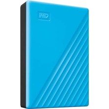 Wd 4tb My Passport Taşınabilir Harici Hard Disk, Mavi, BPKJ0040BBL, Wesn