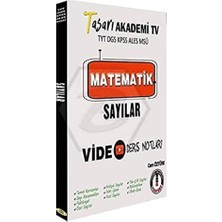 Dgs Ales Tyt Matematik Sayılar Video Ders Notları