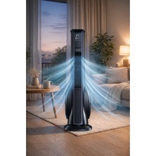 Blackbird Game Center Auhma ACFN09 Turbo Akıllı Fan - Hava Temizleme & Aromaterapi Özellikli - 70W Kule Tipi Fan