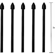 S-Pen Yedek Uçlar Galaxy Tab S7 Fe/tab S7 / Tab S7+ Plus/galaxy Tab S8 / Tab S8+ Plus/tab S8 Ultra Için Dokunmatik Stylus S Pen Uçlar Uç Alet Seti, 5 Adet (Siyah)