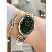 Daniel Klein Oval Kasa Kadın Kol Saati ve Hediye Bileklik