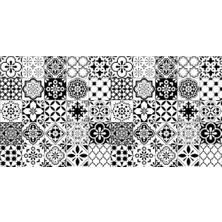Yer Kaplama Zemin Kaplama Folyosu 65X130 cm Retro