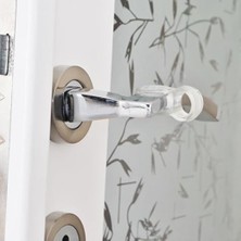 Plastik Kapı Kolu Stoperi, Kapı Arkası Duvar Koruyucu Tampon, Silikon Durdurucu, Pencere Kolu Stoperi (6)