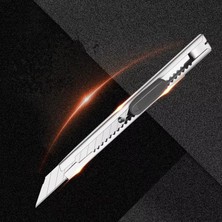 2 Adet Ince Metal Gövdeli Cep Tipi Mini Ince Bıçağı Falçata 9mm