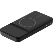 Manyetik Kablosuz Güç Bankası 10K (Magsafe ile Uyumlu Taşınabilir Şarj Cihazı, 7.5W Kablosuz Şarj ve 18W USB C Pd Giriş/çıkış Bağlantı Noktası, Usb-C - Usb-C Kablosu Dahil) - Siyah