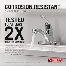 Delta Faucet B501LF, 10,8 x 15,6 x 10,8 Cm, Krom