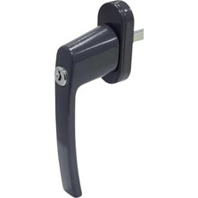 Std Anahtarlı Kilitlenebilir Alüminyum Pvc Pimapen Kolu (Gri)