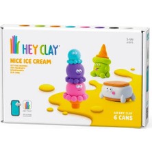 Hey Clay Yaratıcı Kil Seti - Flip Cone, Yeti Sandwich, Scoopanauts