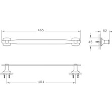 Base 400 A44119 Uzun Havluluk, Krom