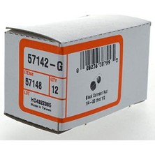 57148 Siyah-Oksit Kablo Hex Somun, 1/4 – 20 Dişli, 12 Adet