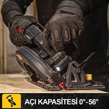 Cat DX53BC 18VOLT 2.0AH Li-Ion 185MM Tek Akülü Kömürsüz Profesyonel Daire Testere