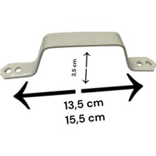 Chic Haven Demir Doğrama Kulp Beyaz Kaplama