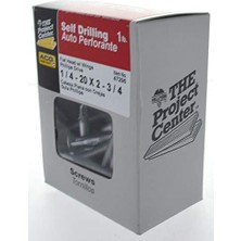 Grubu 47296Â 1/4 ”20 x 2-3/4 Inç Düz Kafa Kendisi Kanat Ph Phillips Drive ile Sondaj Vidası