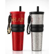 TeknoKapsül Lüks Tasarım Çift Katmanlı Vakumlu Termos Bardak ALK4643