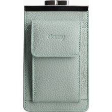 Damy Hakiki Deri Unisex Kartlıklı Sigaralık 701 - Yeşil