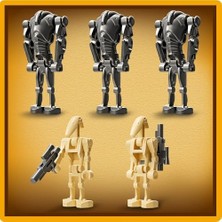 Klon Trooper ve Savaş Droidi Savaş Paketi Seti 75372 – 7 Yaş ve Üzeri Kız ve Erkek Çocuklar Için 4 Minifigür ve 5 Droid Içeren Oyuncak Yapım Seti, Doğum Günü Hediyesi Fikri (215 Parça)
