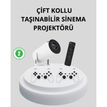 TeknoKapsül Wi-Fi 6 Bluetooth 5.0 Destekli 4K Akıllı Projeksiyon