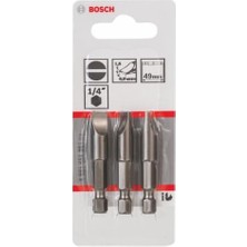 Professional Bit Ekstra Sert Boyuna Yuvalı Vidalar Için (S1,6 x 8,0; Uzunluk: 49 Mm, 3 Adet)