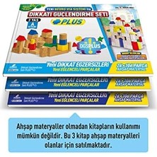 Dikkati Güçlendirme Seti Plus (3 Kitap Materyalsiz - 3 Yaş)