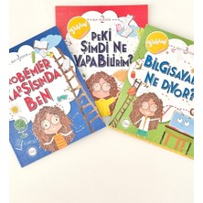 Bilim Merdiveni Serisi Püskül 3’lü Çocuk Kitap Seti| Kodlama–algoritma–problem Çözme Cetvel Hediyeli