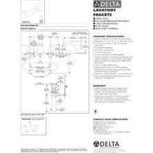 Delta Faucet 3530LF-SSMPU, 13,3 x 40,6 x 13,3 Cm, Paslanmaz