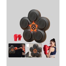 TeknoKapsül Akıllı Müzikli Boks Makinesi Bluetooth Bağlantılı Işıklı Hedefli Fitness Aleti